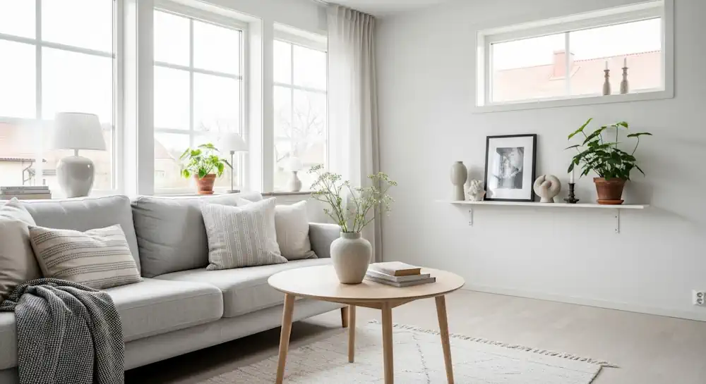 An Organized Swedish-style Home Interior